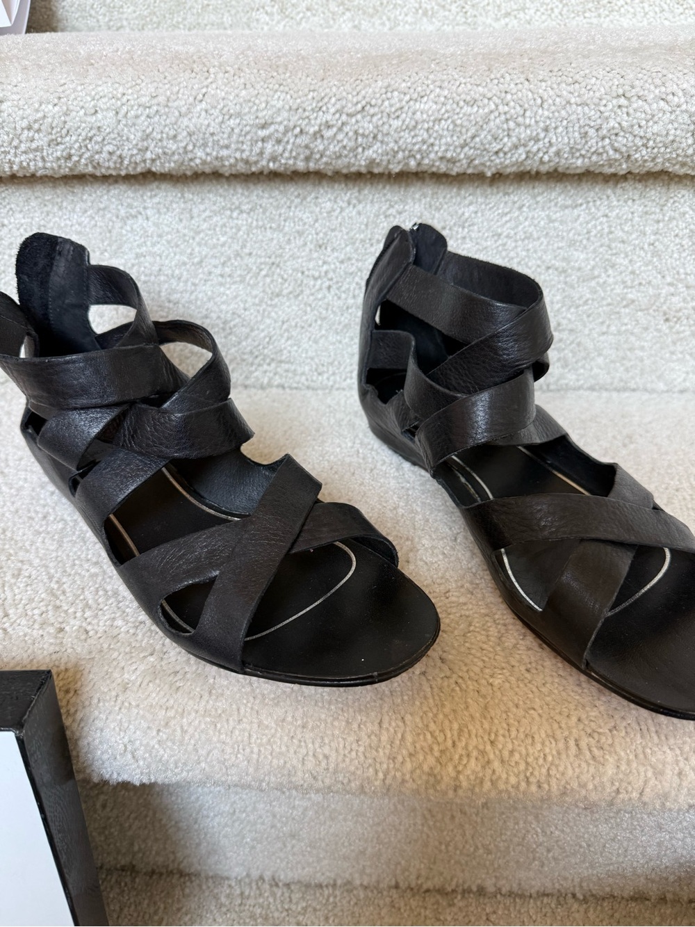 Dolce Vita Black Strappy Women’s Sandals